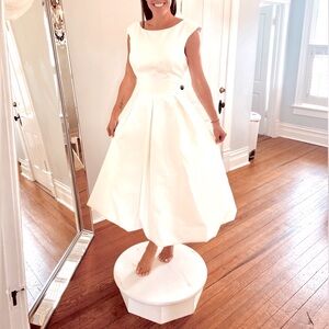 Brand New with tags midi ivory wedding dress